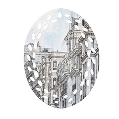 Architecture Building Design Ornament (oval Filigree) by Nexatart