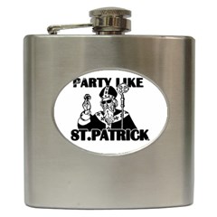  St  Patricks Day  Hip Flask (6 Oz) by Valentinaart