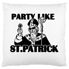  St  Patricks Day  Large Cushion Case (one Side) by Valentinaart