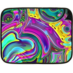 Background Art Abstract Watercolor Double Sided Fleece Blanket (mini)  by Nexatart