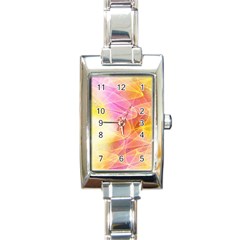 Background Art Abstract Watercolor Rectangle Italian Charm Watch