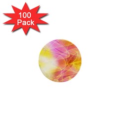 Background Art Abstract Watercolor 1  Mini Buttons (100 pack) 