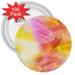 Background Art Abstract Watercolor 3  Buttons (100 pack) 