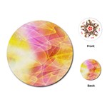 Background Art Abstract Watercolor Playing Cards (Round)  Front