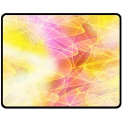 Background Art Abstract Watercolor Double Sided Fleece Blanket (Medium) 