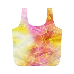 Background Art Abstract Watercolor Full Print Recycle Bags (M) 