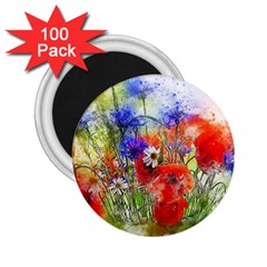 Flowers Bouquet Art Nature 2.25  Magnets (100 pack) 