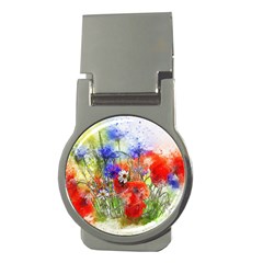 Flowers Bouquet Art Nature Money Clips (Round) 