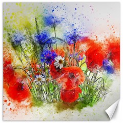 Flowers Bouquet Art Nature Canvas 12  x 12  