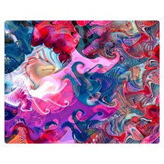 Background Art Abstract Watercolor Double Sided Flano Blanket (medium)  by Nexatart