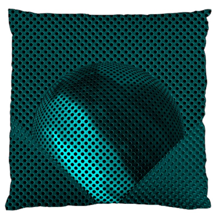 Background Sphere Ball Metal Blue Standard Flano Cushion Case (One Side)