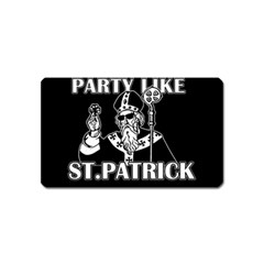  St  Patricks Day  Magnet (name Card) by Valentinaart