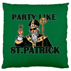  St  Patricks Day  Large Cushion Case (one Side) by Valentinaart