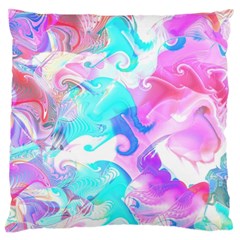 Background Art Abstract Watercolor Pattern Large Cushion Case (two Sides) by Nexatart