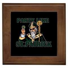  St  Patricks Day  Framed Tiles by Valentinaart