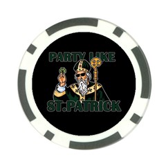  St  Patricks Day  Poker Chip Card Guard by Valentinaart