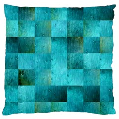 Background Squares Blue Green Standard Flano Cushion Case (two Sides) by Nexatart