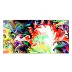 Background Art Abstract Watercolor Satin Shawl Front
