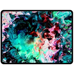 Background Art Abstract Watercolor Fleece Blanket (large)  by Nexatart