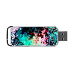 Background Art Abstract Watercolor Portable Usb Flash (two Sides)