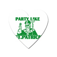  St  Patricks Day  Heart Magnet by Valentinaart