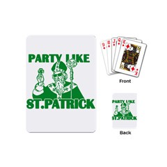  St  Patricks Day  Playing Cards (mini)  by Valentinaart