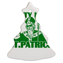  St  Patricks Day  Christmas Tree Ornament (two Sides) by Valentinaart