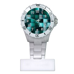 Background Squares Metal Green Plastic Nurses Watch by Nexatart