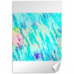 Blue Background Art Abstract Watercolor Canvas 12  x 18   11.88 x17.36  Canvas - 1