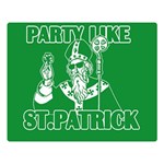  St. Patricks day  Double Sided Flano Blanket (Large)  Blanket Back