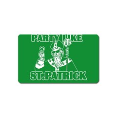  St  Patricks Day  Magnet (name Card) by Valentinaart