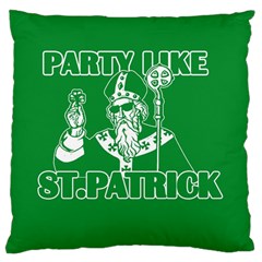  St  Patricks Day  Large Cushion Case (one Side) by Valentinaart