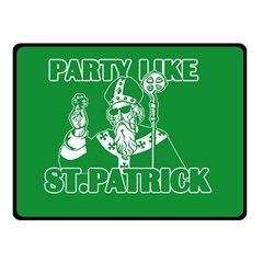  St  Patricks Day  Double Sided Fleece Blanket (small)  by Valentinaart