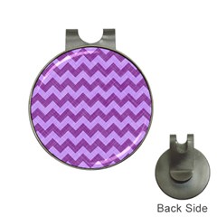 Background Fabric Violet Hat Clips With Golf Markers by Nexatart