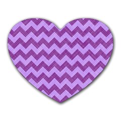 Background Fabric Violet Heart Mousepads by Nexatart