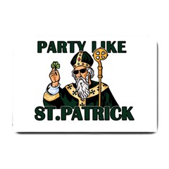  St  Patricks Day  Small Doormat  by Valentinaart