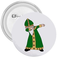  St  Patrick  Dabbing 3  Buttons by Valentinaart