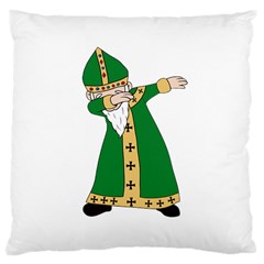  St  Patrick  Dabbing Large Cushion Case (one Side) by Valentinaart