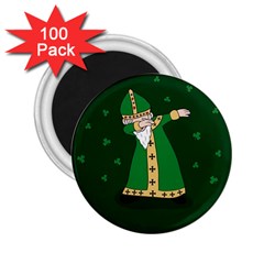  St  Patrick  Dabbing 2 25  Magnets (100 Pack)  by Valentinaart