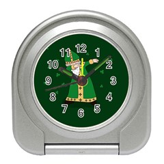  St  Patrick  Dabbing Travel Alarm Clocks by Valentinaart