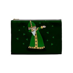  St  Patrick  Dabbing Cosmetic Bag (medium)  by Valentinaart