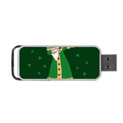  St  Patrick  Dabbing Portable Usb Flash (one Side) by Valentinaart