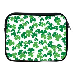 St  Patricks Day Clover Pattern Apple Ipad 2/3/4 Zipper Cases by Valentinaart