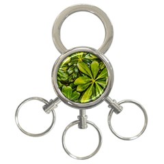 Top View Leaves 3-ring Key Chains by dflcprints