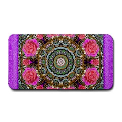 Roses In A Color Cascade Of Freedom And Peace Medium Bar Mats by pepitasart