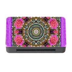 Roses In A Color Cascade Of Freedom And Peace Memory Card Reader With Cf by pepitasart