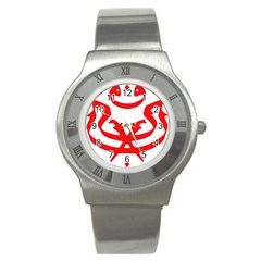 Malaysia Unmo Logo Stainless Steel Watch by abbeyz71