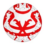Malaysia UNMO Logo Ornament (Round Filigree) Front
