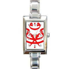 Malaysia Unmo Logo Rectangle Italian Charm Watch by abbeyz71