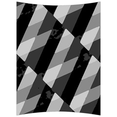 Black And White Grunge Striped Pattern Back Support Cushion by dflcprints